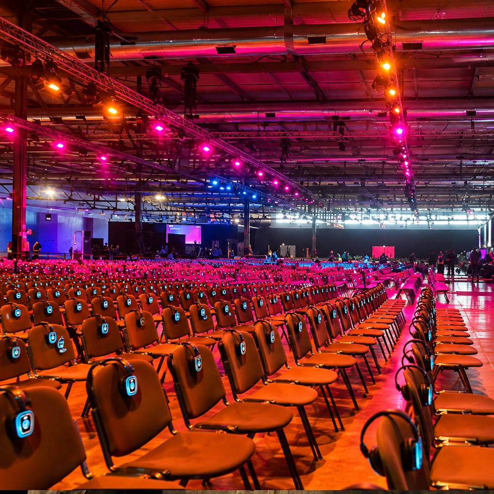 AWS Summit Milano: 30 zonas de audio con el sistema Silentsystem AWS Summit Milano: 30 zonas de audio con el sistema Silentsystem