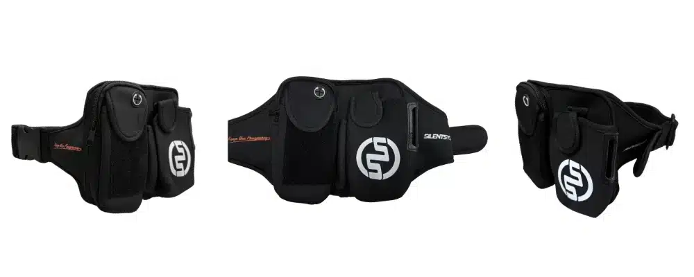 Cinturón táctico Silentsystem Tactic Belt para transmisores inalámbricos TX-300 y TX-330 Diseño registrado cinturón Silentsystem Tactic Belt para transmisores portátiles