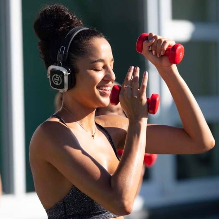 pilates Auriculares inalámbricos SX-809 para silent fitness y pilates